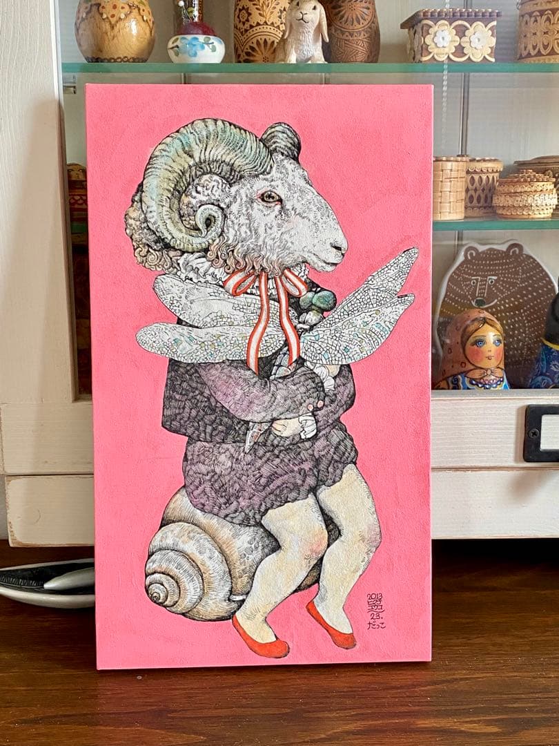 ヒグチユウコ 原画 『だっこ』