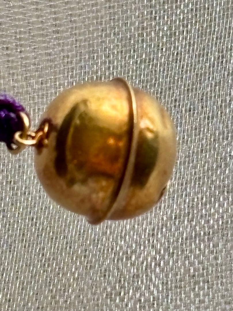 開運 鈴 K18 18金 ゴールド 桐箱入り 根付 ストラップ