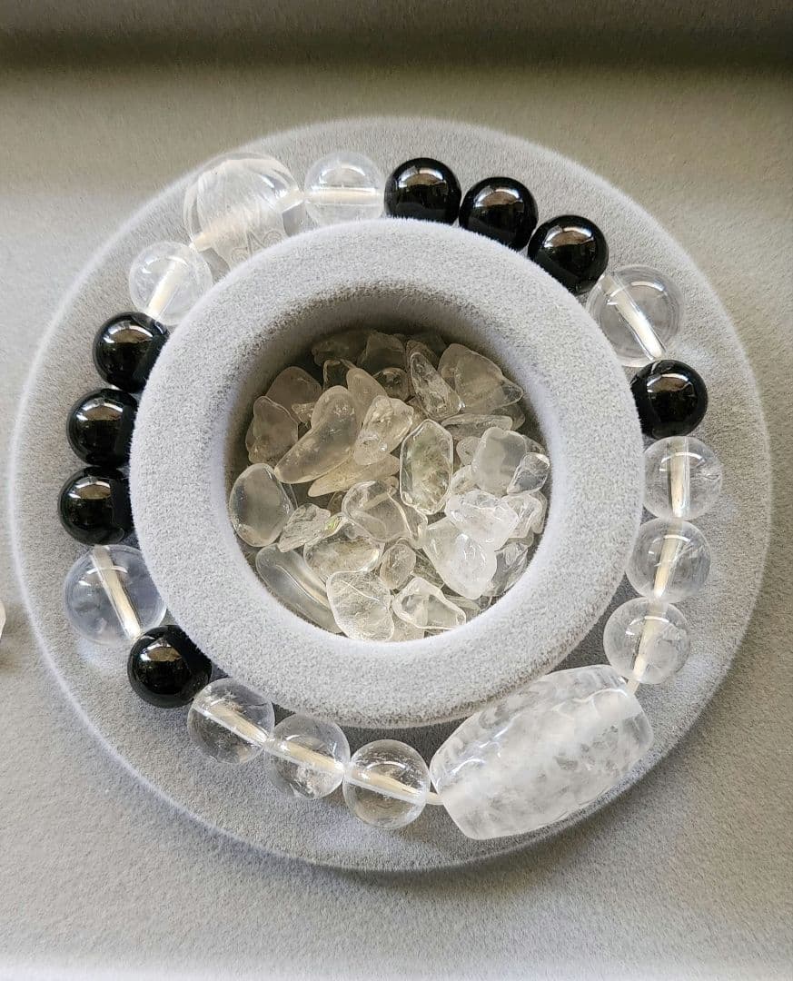 梟　福を呼ぶ マニ車　翡翠　ヒマラヤ水晶　フクロウブレス 023