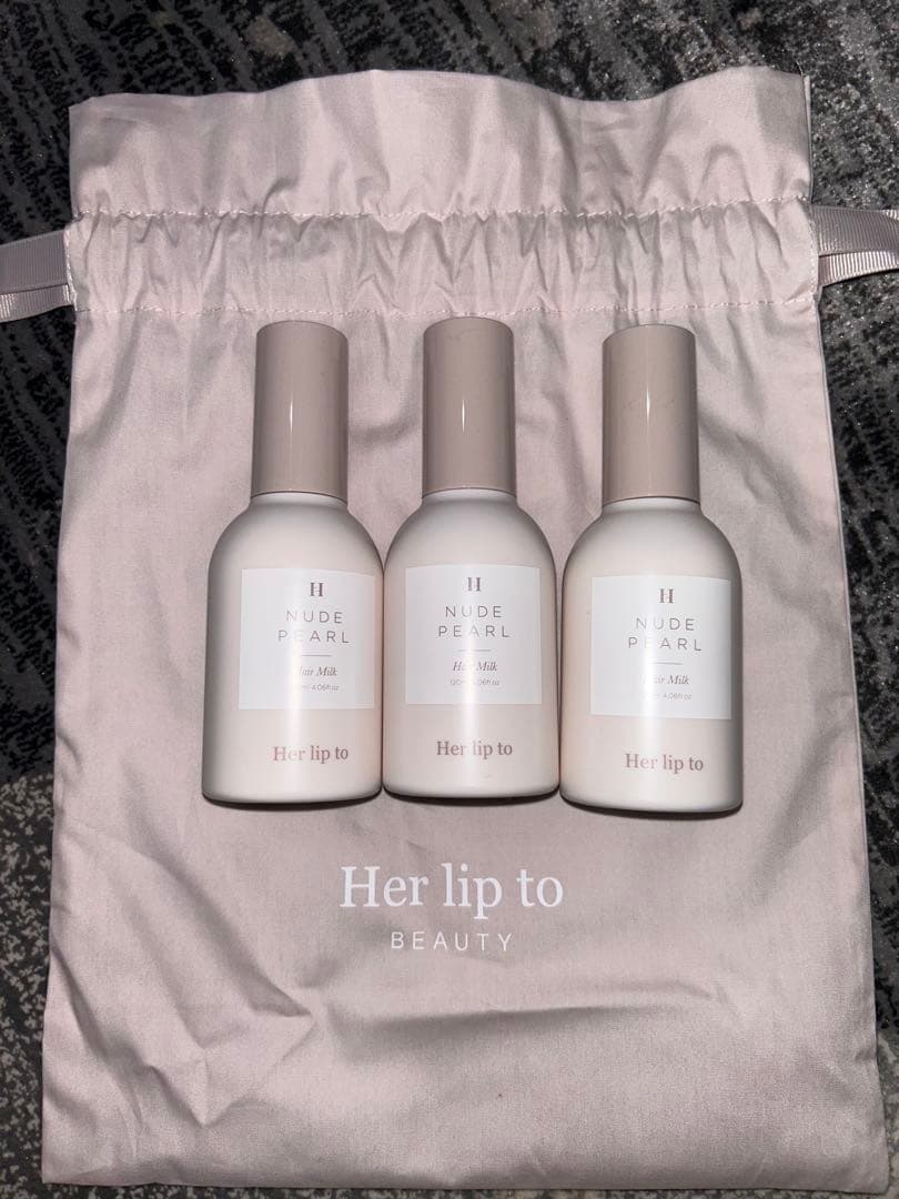 Her lip to beauty NUDE PEARL 120ml 3本セット