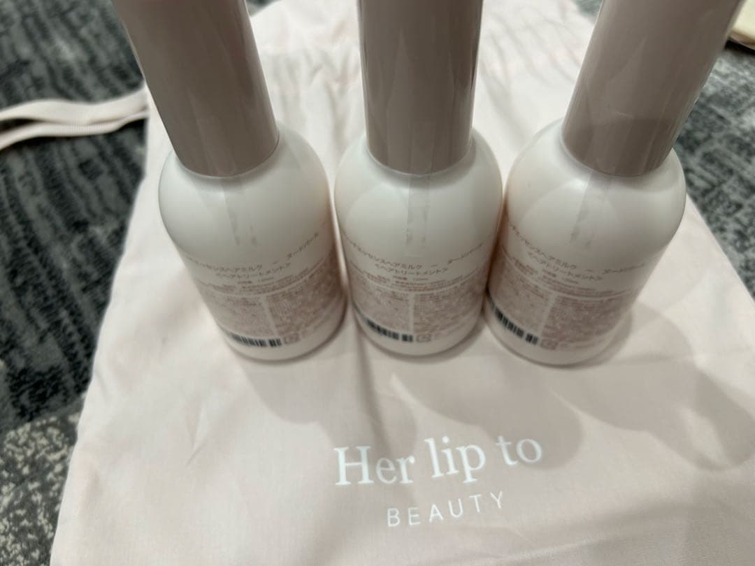 Her lip to beauty NUDE PEARL 120ml 3本セット