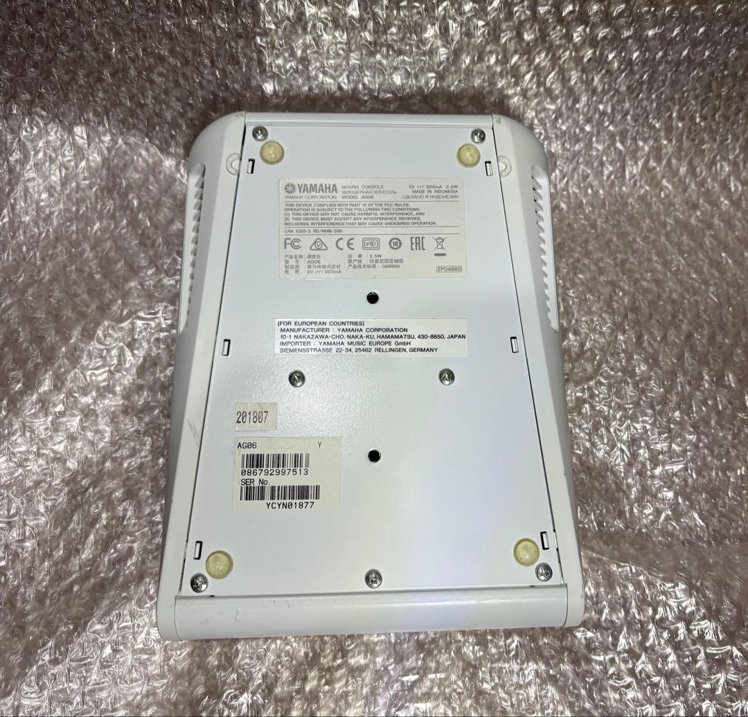 YAMAHA AG06 ウェブキャスティングミキサー