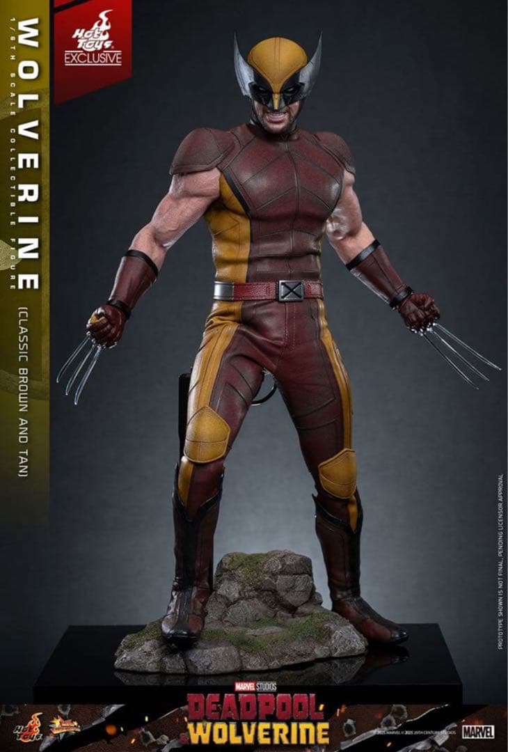 ホットトイズ MMS831 ウルヴァリン（ブラウンスーツ） Wolverine