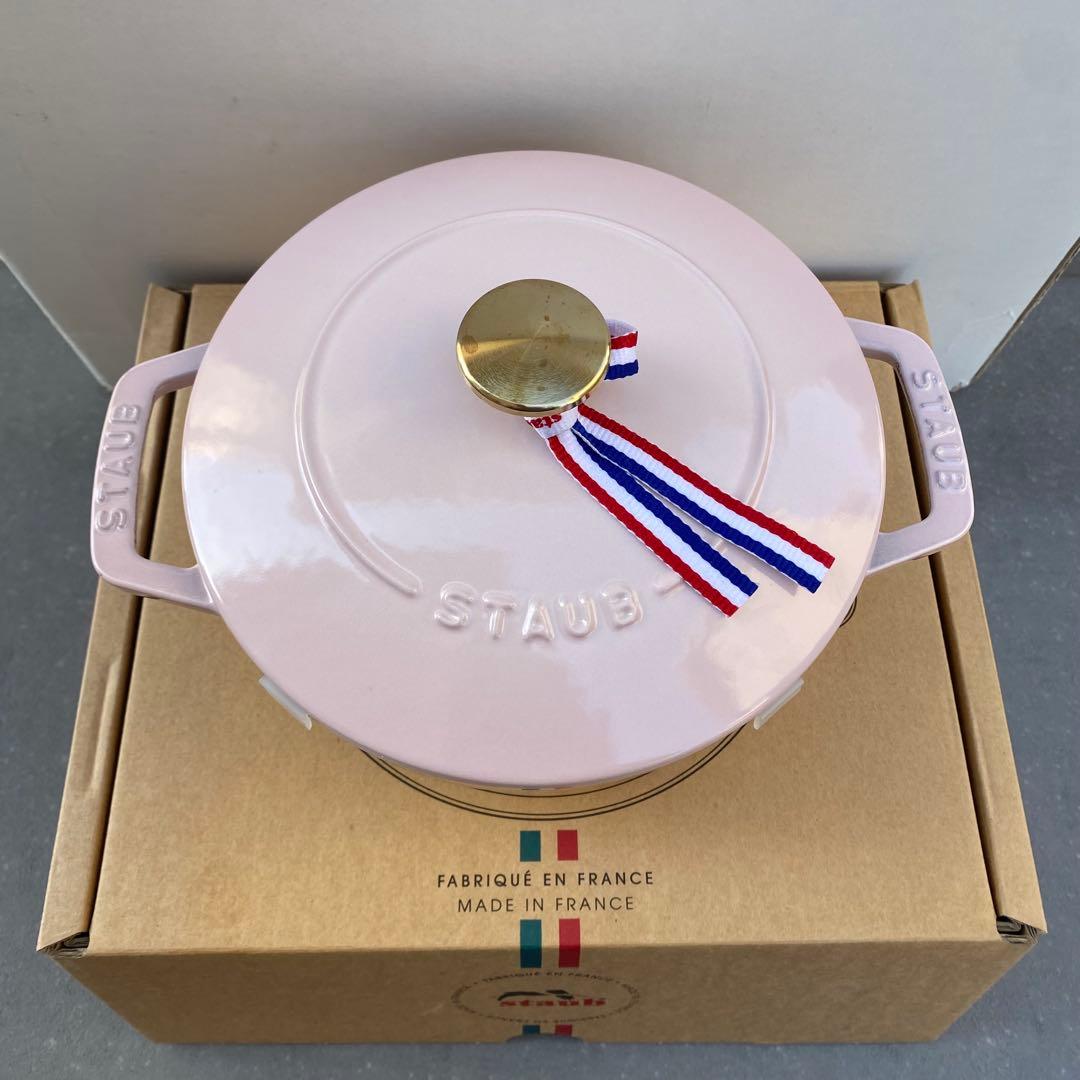 ストウブ　ワナベ 18cm M ソルベローズ【生涯保証あり】