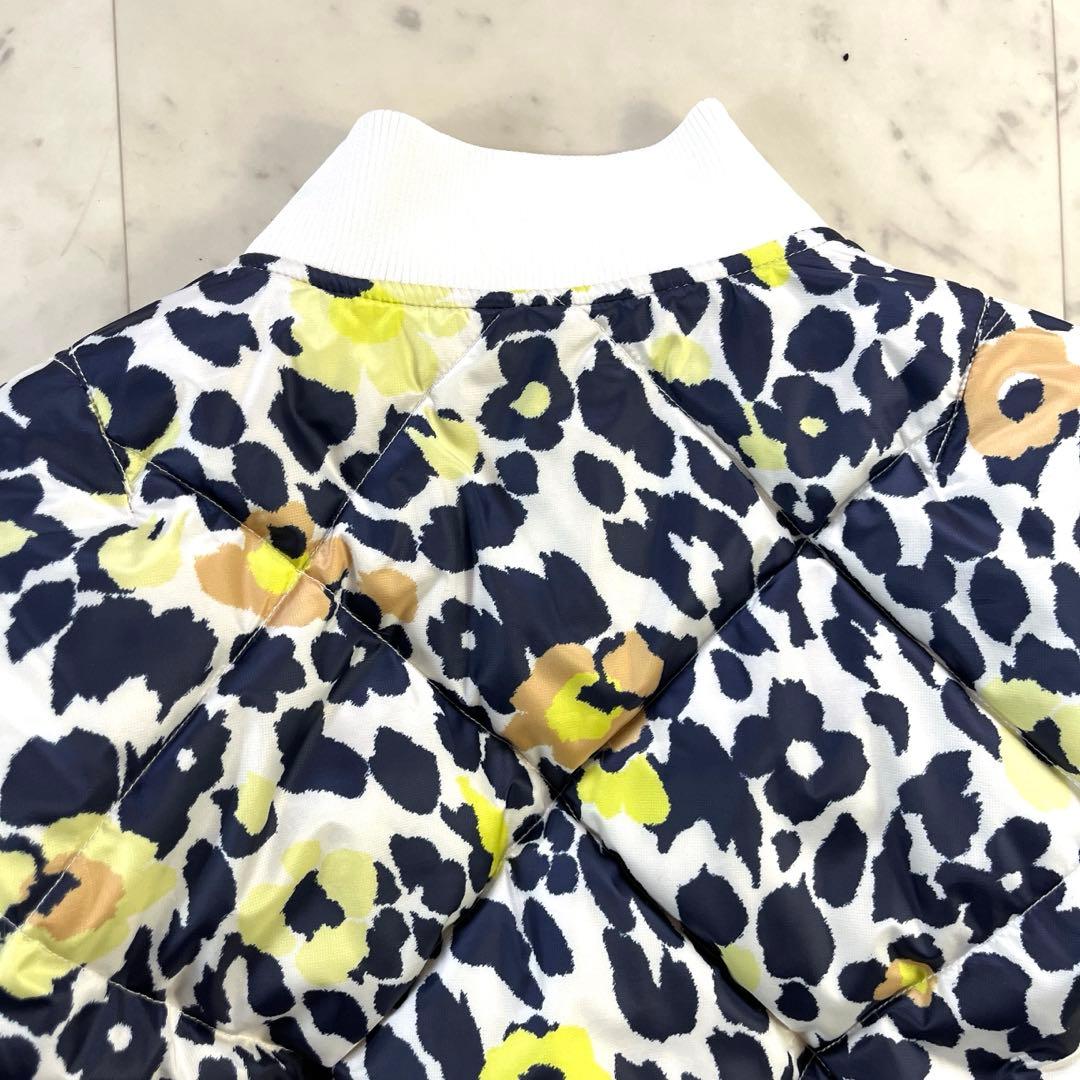 極美品♪キャロウェイ　2way リバーシブル　MA-1 花柄ダウンジャケット　L