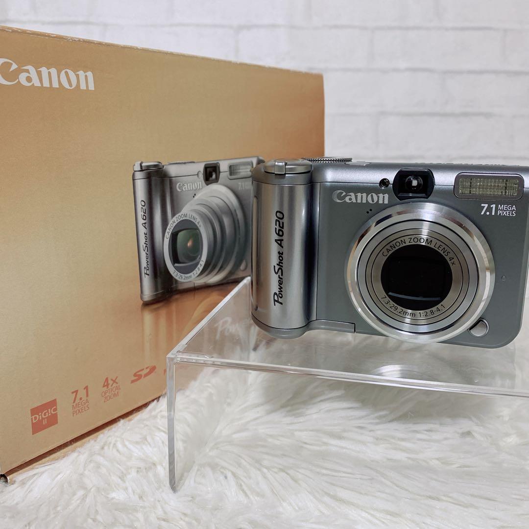 未使用級✨Canon PowerShot A620 コンデジ レトロ 動作確認済