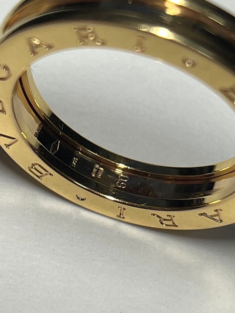 ブルガリビーゼロワン1リングBVLGARI指輪19号9g18kPG