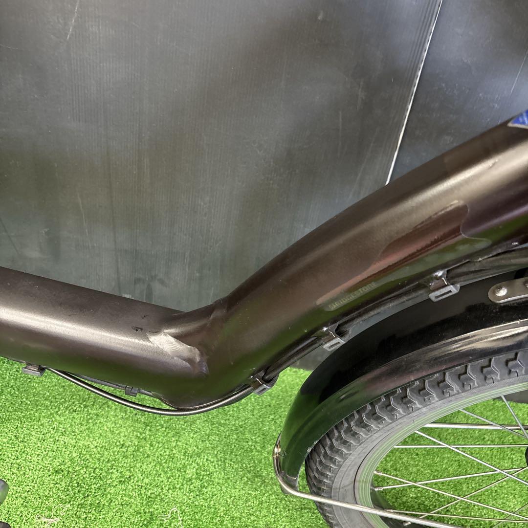 電動自転車 BS Angelino ブラウン 3人乗り対応　90★