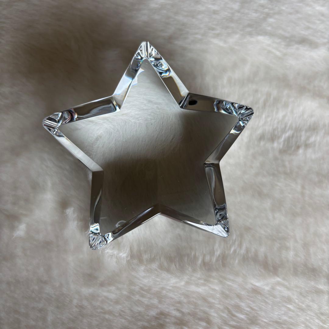 未使用Baccarat バカラ Zinzinザンザンスター ペーパーウェイト