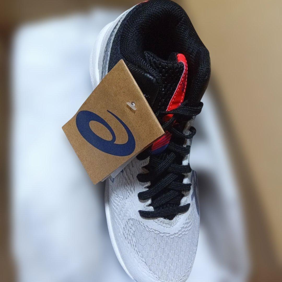 値下げ中　ASICS バレーボールシューズ ホワイト/ブラック/レッド22.5