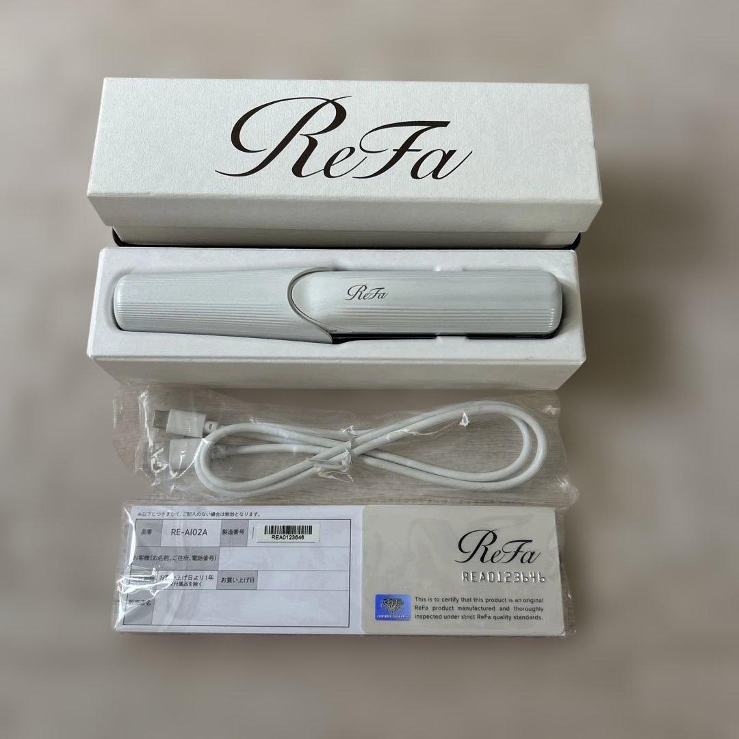 ReFa リファ フィンガーアイロン ホワイト MTG コードレス ヘアアイロン