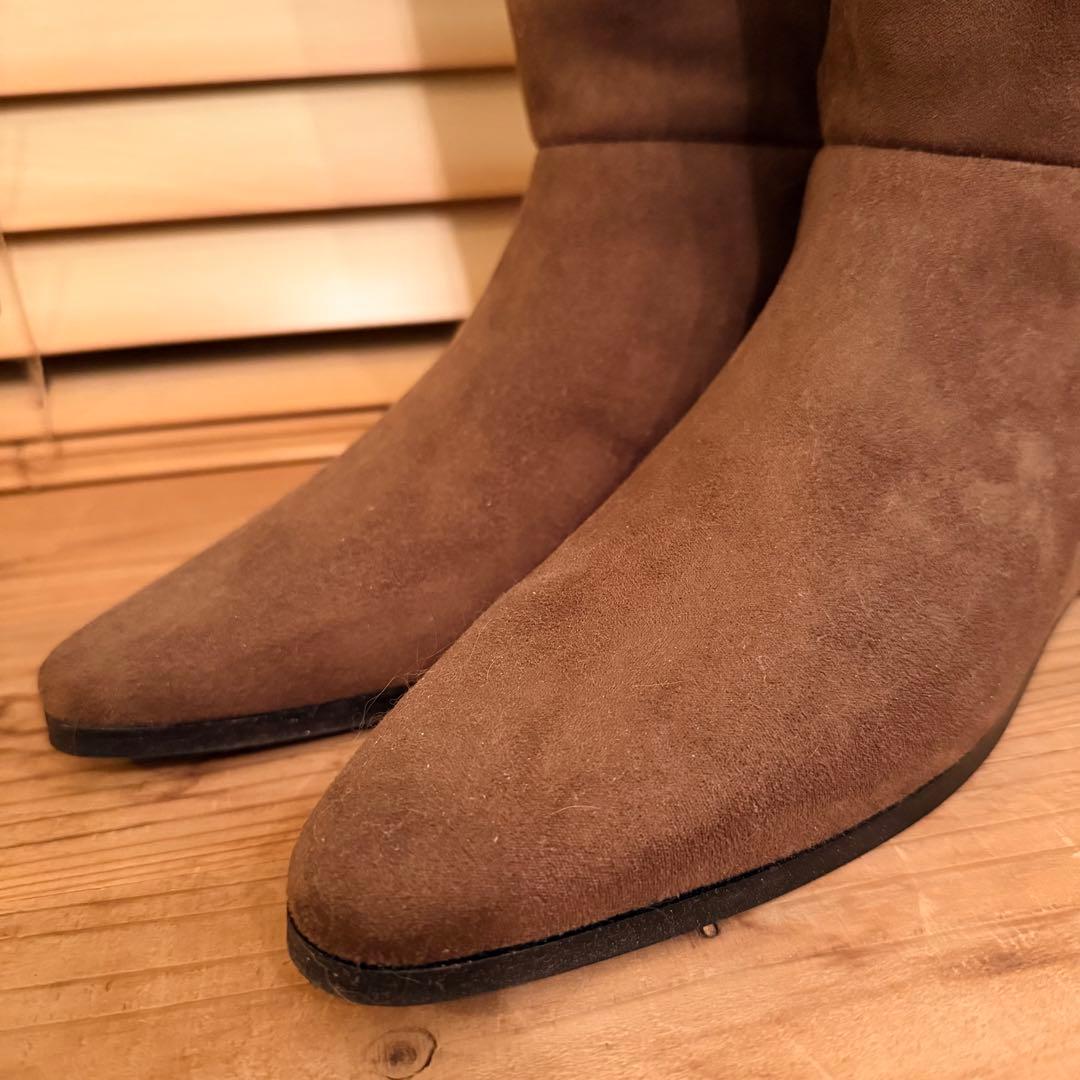 ルン ADAM ET ROPE' 【撥水】インヒールロングブーツ 24.5