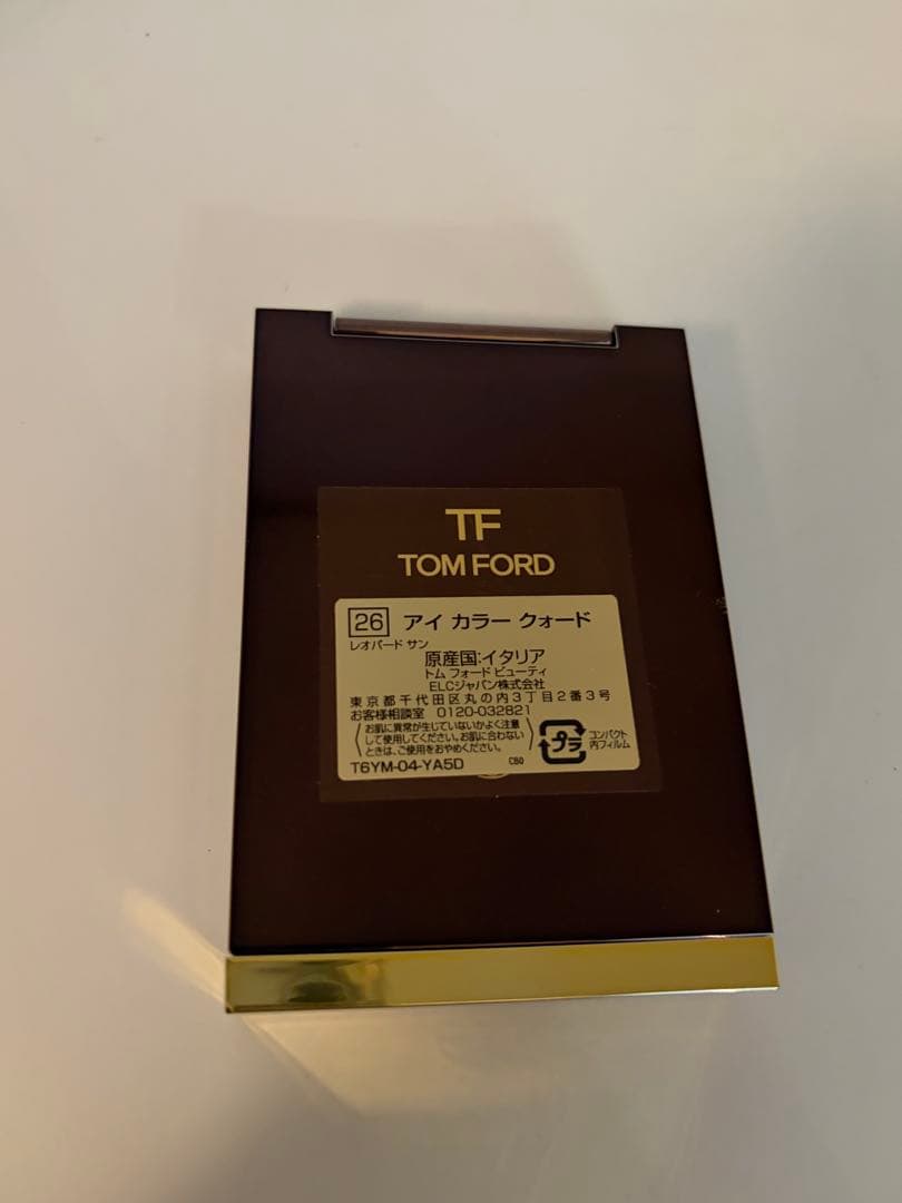 TOM FORD アイカラークォード 26 レオパードサン
