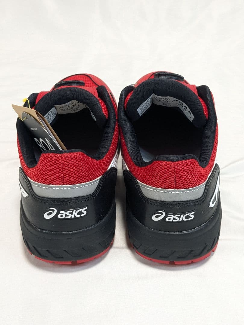 未使用 安全靴 CP209 BOA asics アシックス 26cm レッド