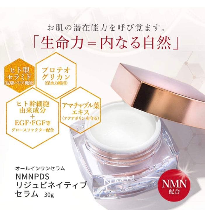 NMNPDSセラム フェイスクリーム 超浸透オールインワン スキンケア 30g