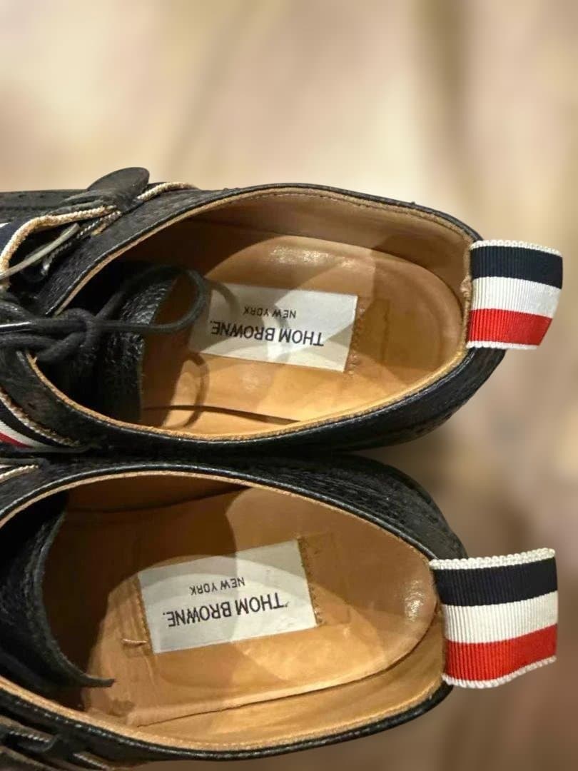 激安【送料無料】男女兼用トムブラウン★ウイングチップ★イタリア製
