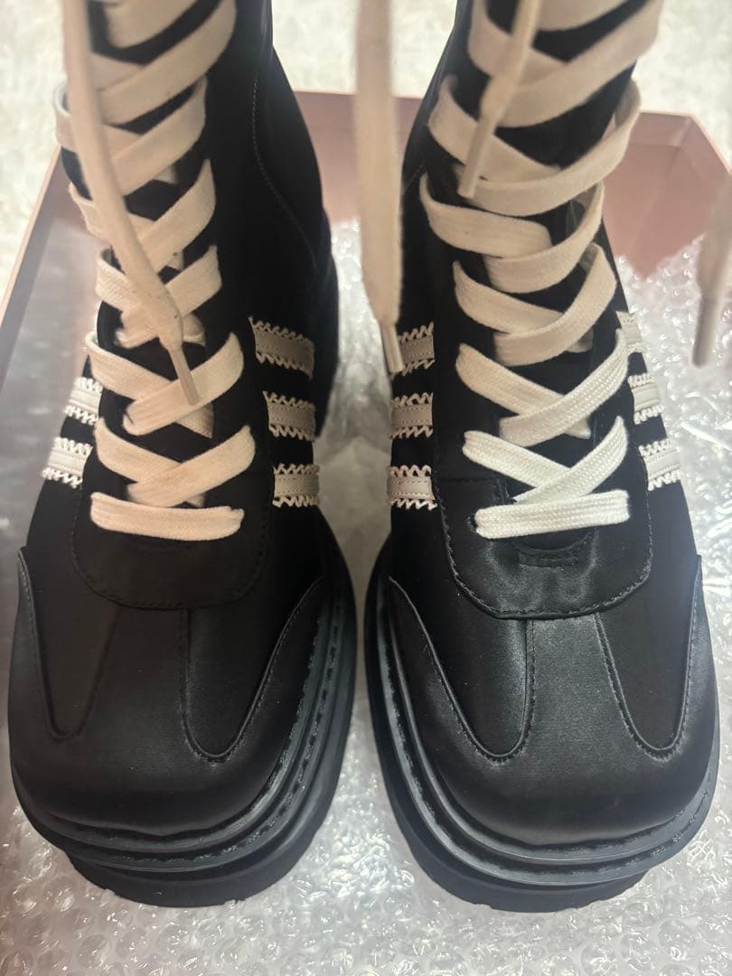 Darich レースアップスニーカーロングブーツ ブラック　Mサイズ