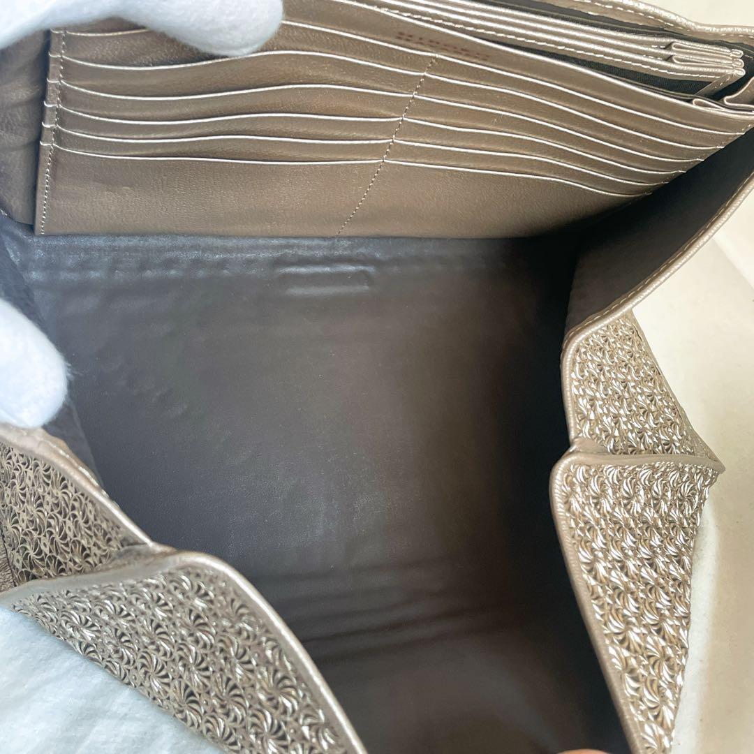 未使用品✨　ヒロコハヤシ　ジラソーレ　チェーン付き長財布　クラッチバッグにも