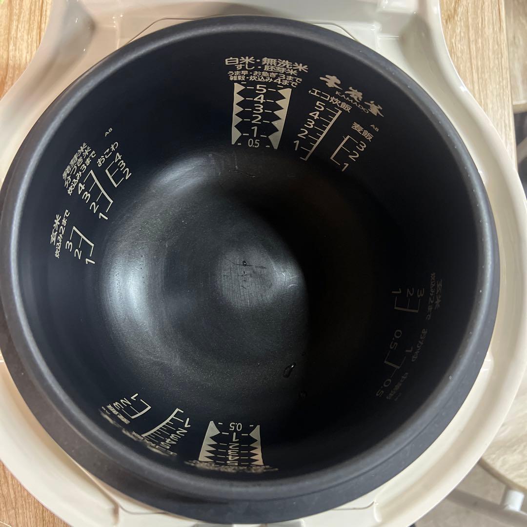 三菱　IHジャー炊飯器NJ-AW108-W型　5.5合炊き