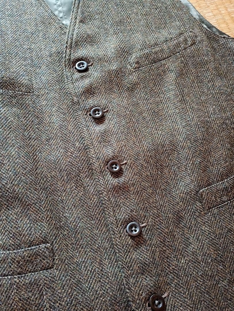 新品未使用　RRL ヘリンボーン　ベスト　ツイード　ベッカム　ボルチモア