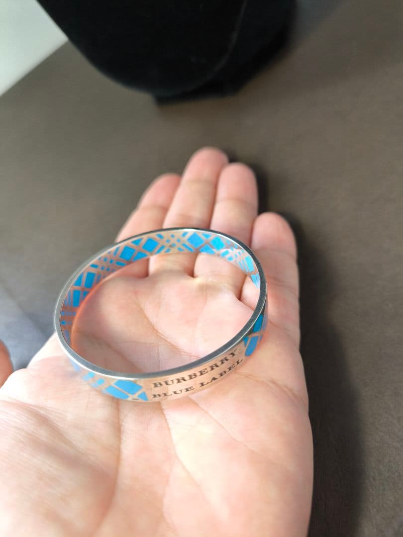 BURBERRY バーバリー ブルーレーベル ブレスレット バングル シルバー