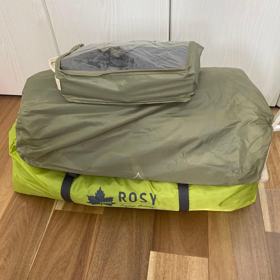 【美品】LOGOS ロゴス ROSY ドゥーブルXL-BJ ツールーム 黒緑