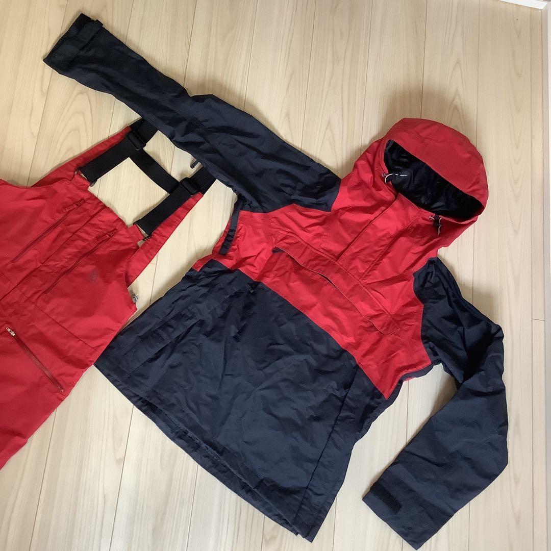 064UNFUDGEアンファッジ　メンズスノーボードウェアーセットアップビブパン