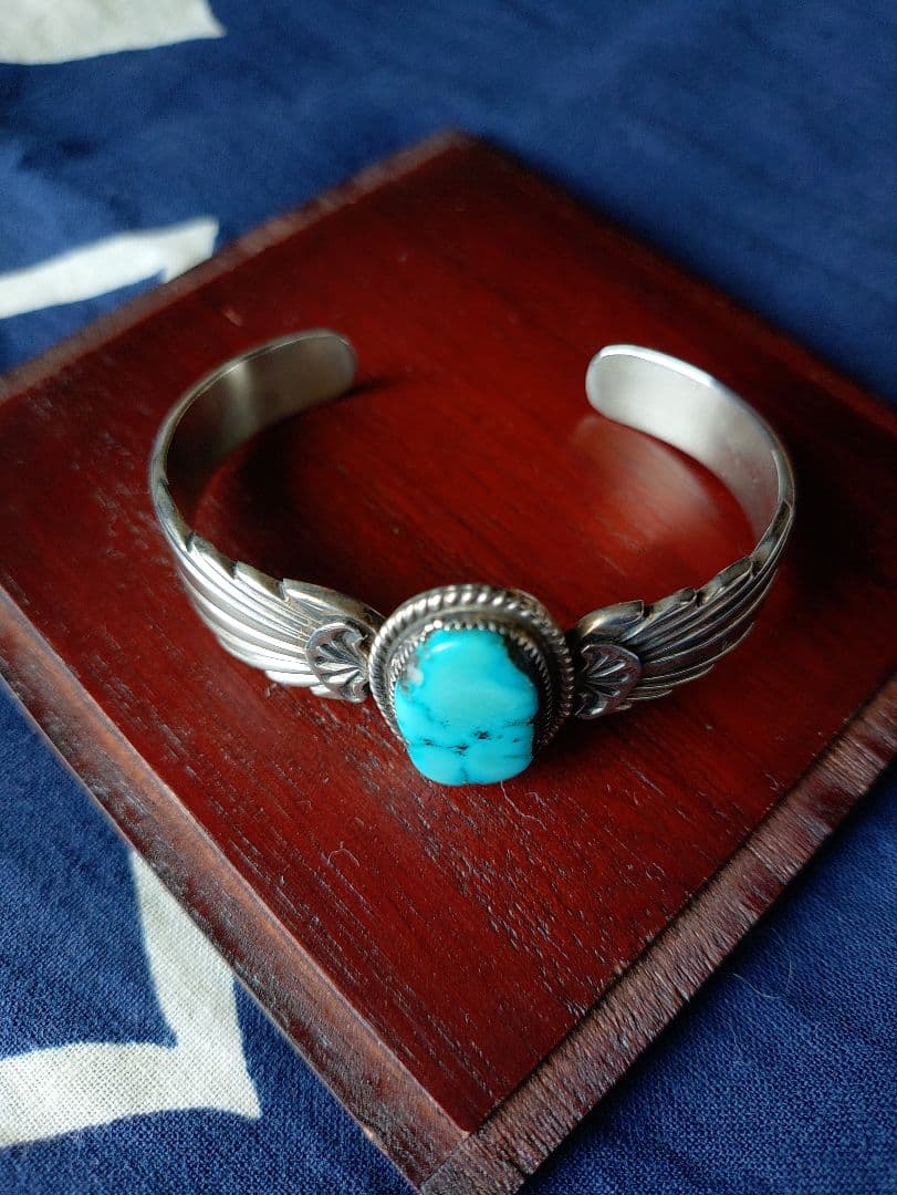 シルバーバングル　ターコイズ