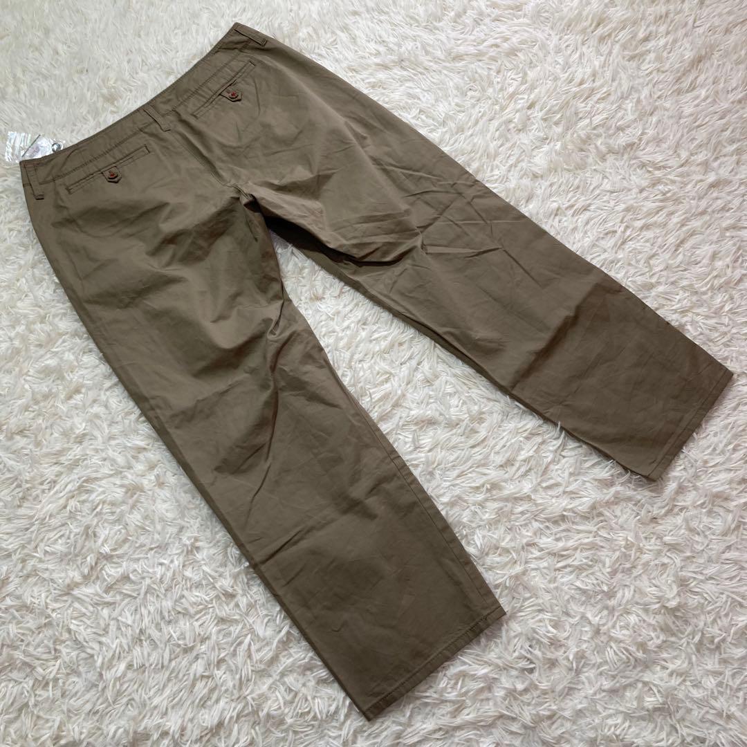 新品タグ付✨組曲　7 大きいサイズ　クロップドパンツ　カーキ