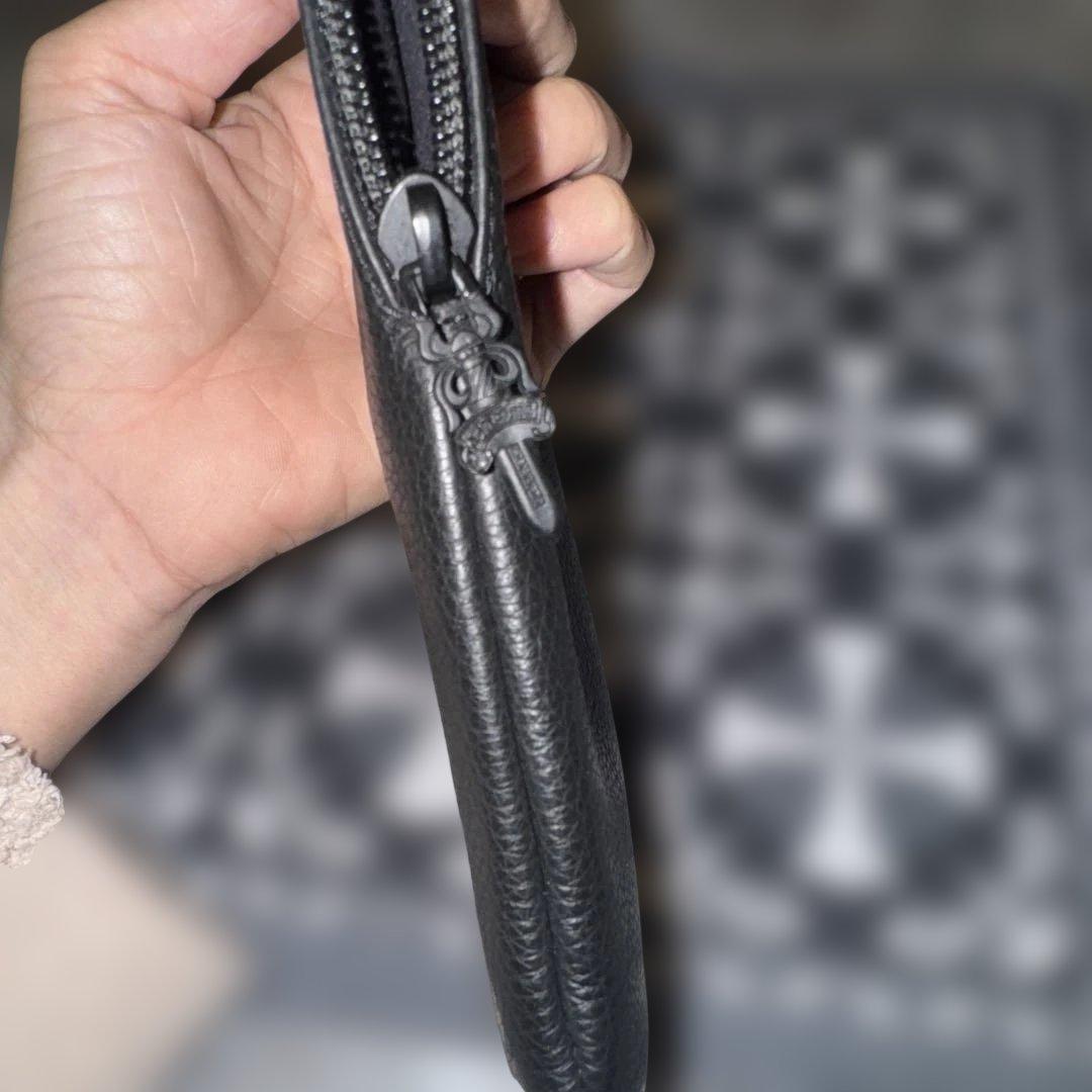 【新品未使用】クロムハーツ メガネ拭きとレザー眼鏡ケースセット