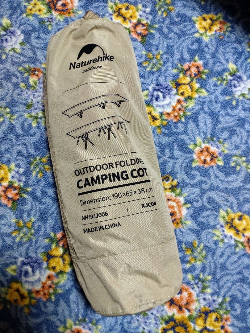 新品　Naturehike キャンピングコット カーキ NH19JJ006
