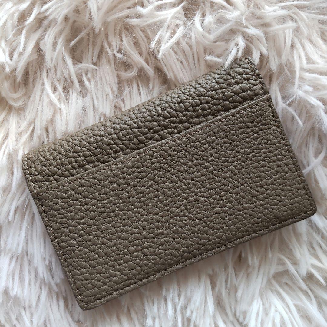 美品✨ボナペンチュラ エトープ 名刺入れ カードケース ロゴ刻印 スレ無し