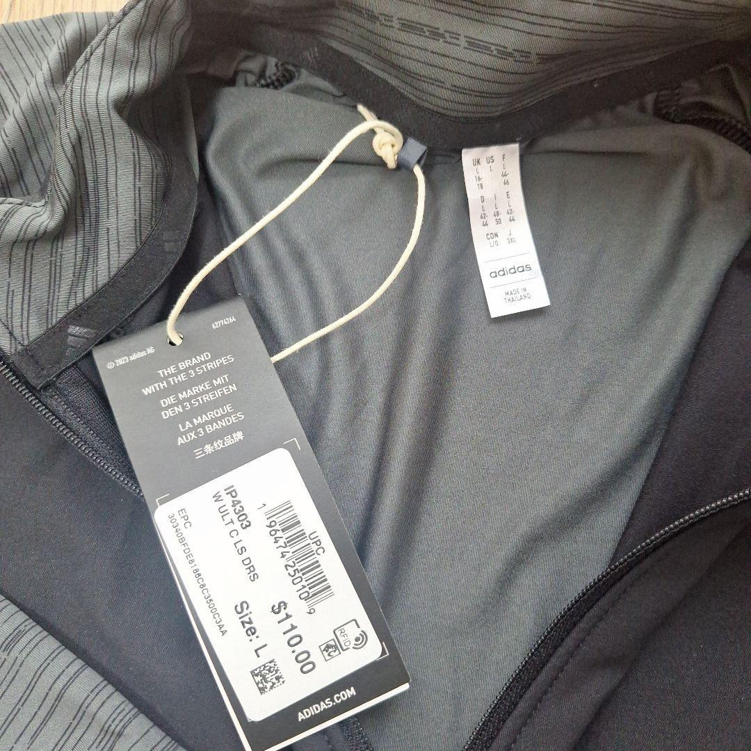 adidas レディース ゴルフ ワンピース 黒/グレー