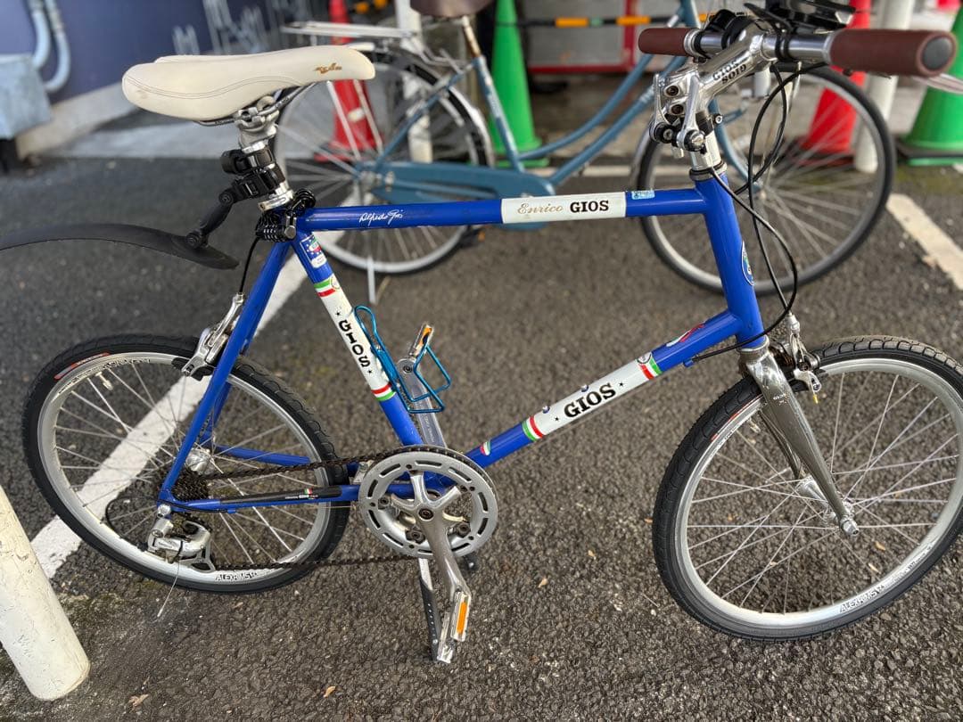 GIOS クロモリ ミニベロ エンリコ　カスタム８段ギア （直接引き取り限定）