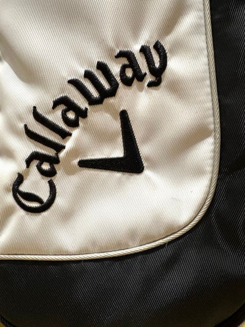 【美品】Callaway ソレイル　キャディバッグ ブラック/ホワイトレディース