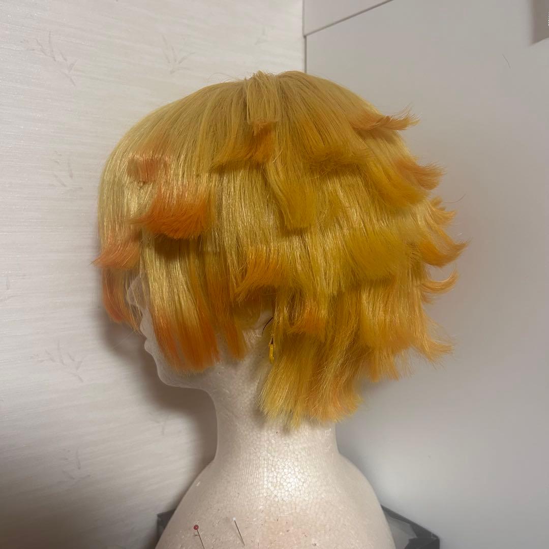 鬼滅の刃 我妻善逸 コスプレ 衣装 ウィッグ