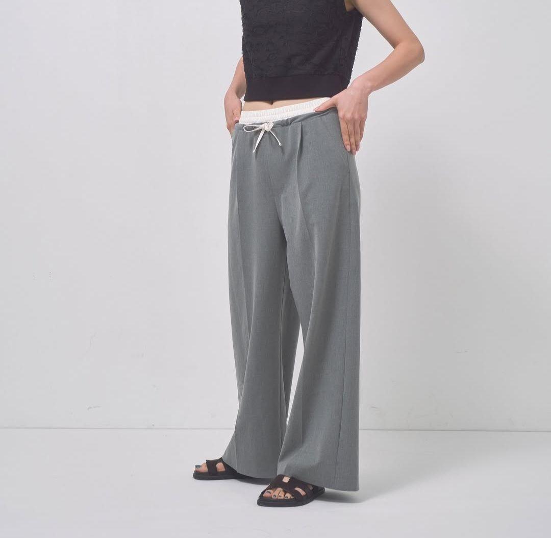 cen. レイヤードリラックスパンツ