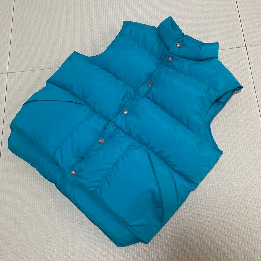 L*T様 80s　L.L.Bean　エメラルドグリーン　ダウンベスト　USA製