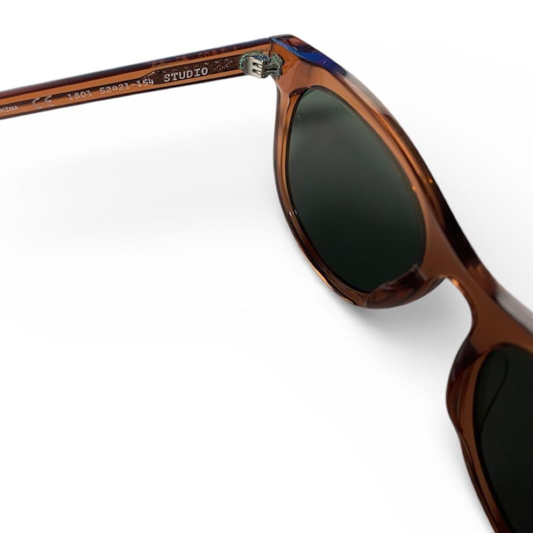 AKILA LA サングラス 美品 ユニセックス A1801 ブラウンフレーム