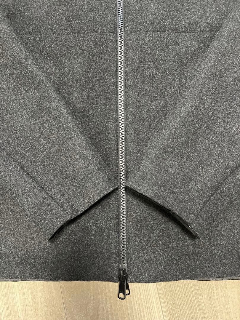 ジャケット・アウター SUNSEA Cut Off Melton Blouson Ash Black