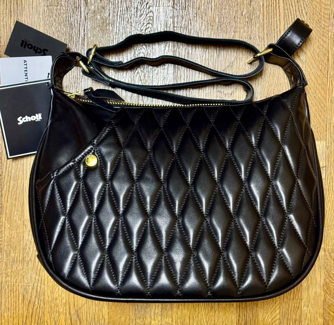 新品未使用！Schott PADDED BANANA BAG （ゴールド）