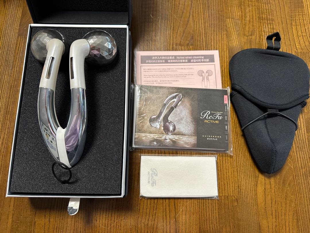 ReFa ACTIVE 美顔ローラー ホワイト/クリア