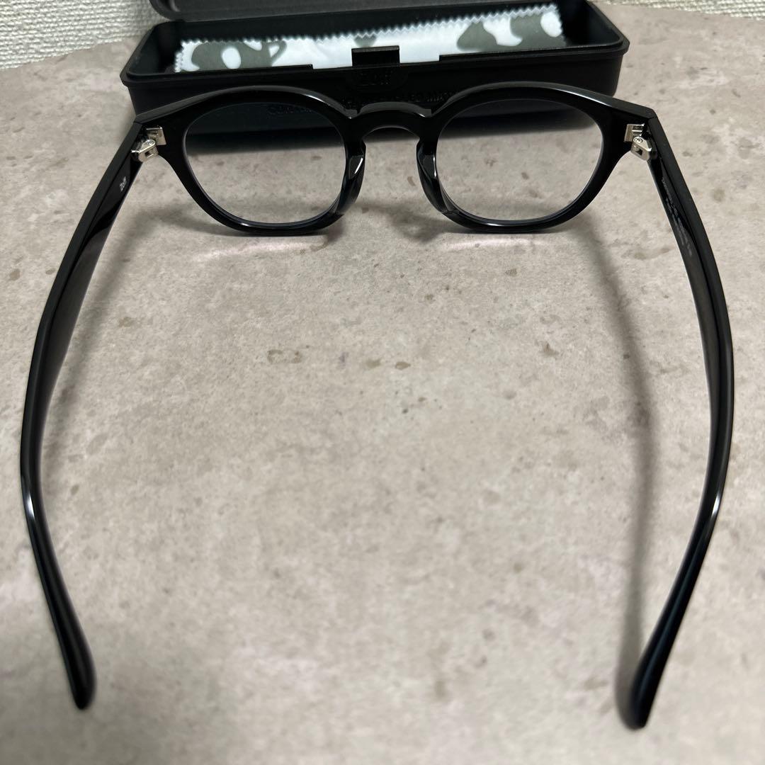 ほぼ新品 zoff ブルーライトカット 度なし メガネ