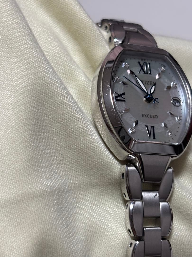 シチズン エクシード 電波ソーラー 8Pダイヤ♡即購入可♡
