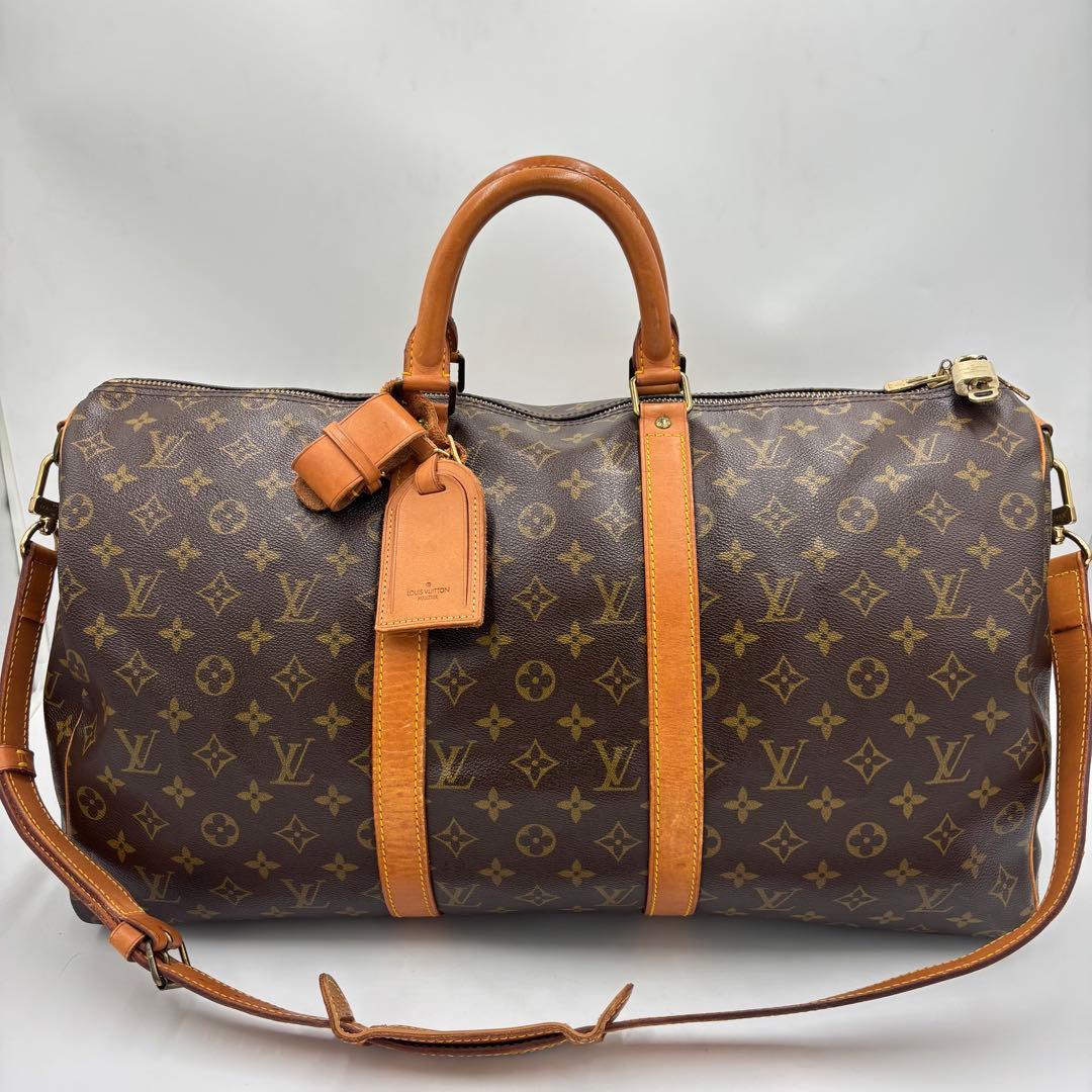 ルイヴィトン モノグラム キーポル バンドリエール ボストンバッグ M41416