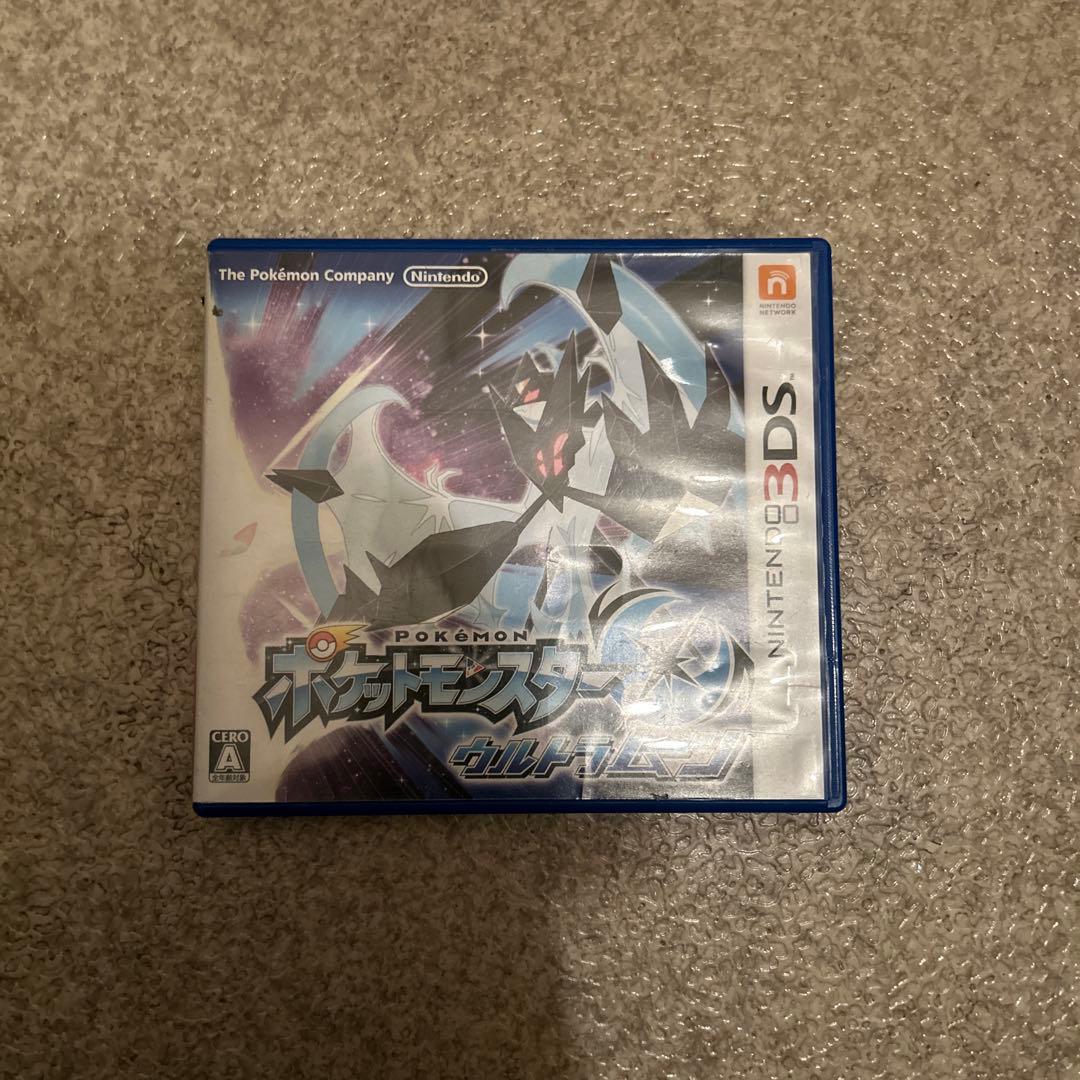 3DSカセット ポケットモンスターウルトラムーン箱あり