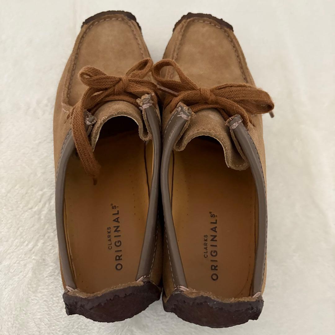 美品✨クラークス ナタリー オークウッド スエード ベージュ モカシン 24cm