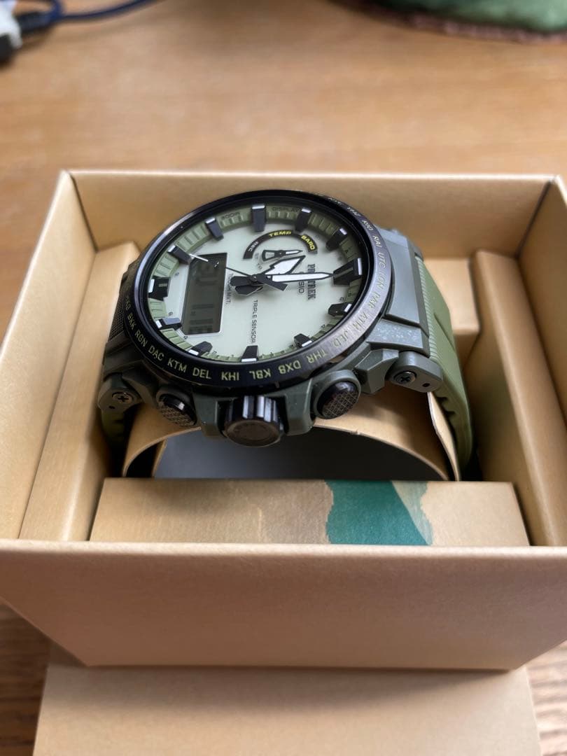 ヒナ吉 CASIOプロトレックPRW-61LD-3JF 10気圧防水