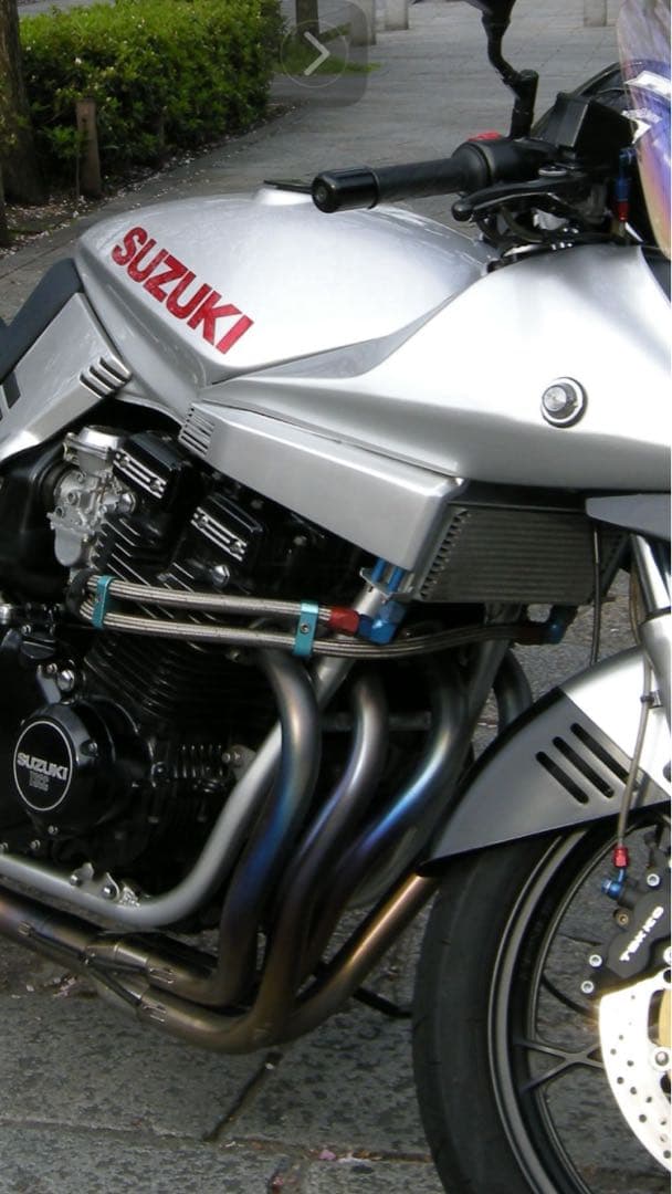 GSX1100S　SY　刀 オイルクーラー