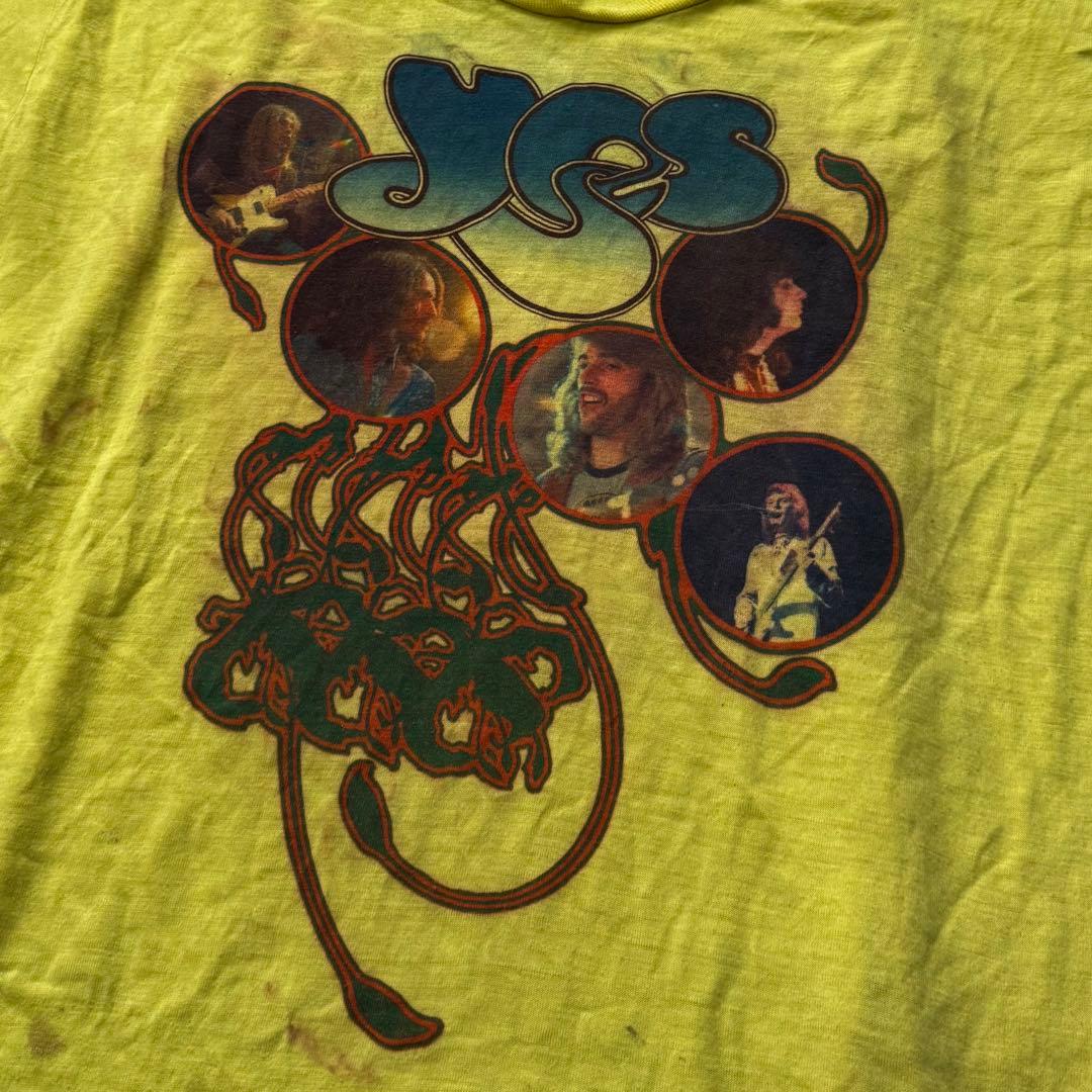 ミュージシャン 1970's [yes] promotional t shirts